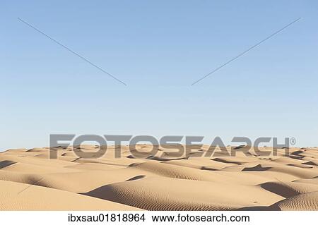 "Solitude, blue sky, sand dunes, Sahara desert between Douz and Ksar Ghilane, Southern Tunisia, Tunisia, Maghreb, North Africa, Africa" View Large Photo Image Picture - "Solitude, blue sky, sand dunes, Sahara desert between Douz and Ksar Ghilane, Southern Tunisia, Tunisia, Maghreb, North Africa, Africa". Fotosearch