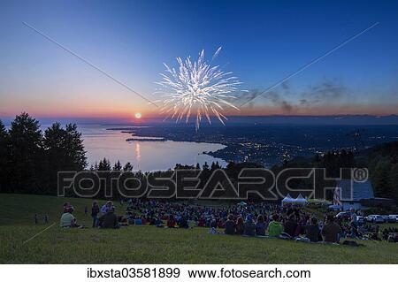"Solstice celebrations with fireworks on Mt Pfaender, Lake Constance at back, near Bregenz, Vorarlberg, Austria, Europe" View Large Photo Image Stock Photo - "Solstice celebrations with fireworks on Mt Pfaender, Lake Constance at back, near Bregenz, Vorarlberg, Austria, Europe". Fotosearch