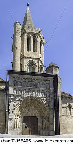 "South portal with Romanesque sculptural decorations of the parish church of Santa Maria la Real, Sanguesa, Navarre, Spain, Europe" View Large Photo Image Stock Photography - "South portal with Romanesque sculptural decorations of the parish church of Santa Maria la Real, Sanguesa, Navarre, Spain, Europe". Fotosearch