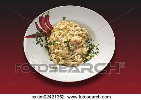 Spaghetti Carbonara View Large Photo Image Stock Image - Spaghetti Carbonara. Fotosearch
