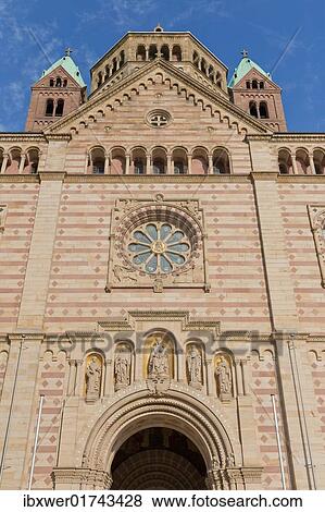 "Speyer Cathedral, west wing, facade, Unesco World Heritage, Speyer, Palatinate region, Rhineland-Palatinate, Germany, Europe" View Large Photo Image Stock Photo - "Speyer Cathedral, west wing, facade, Unesco World Heritage, Speyer, Palatinate region, Rhineland-Palatinate, Germany, Europe". Fotosearch