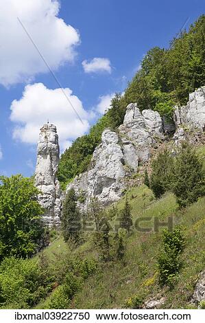 "Spitzer Stein natural monument, Lauter Valley, Bichishausen, Munsingen, Swabian Jura, Baden-Wurttemberg, Germany, Europe" View Large Photo Image Stock Image - "Spitzer Stein natural monument, Lauter Valley, Bichishausen, Munsingen, Swabian Jura, Baden-Wurttemberg, Germany, Europe". Fotosearch