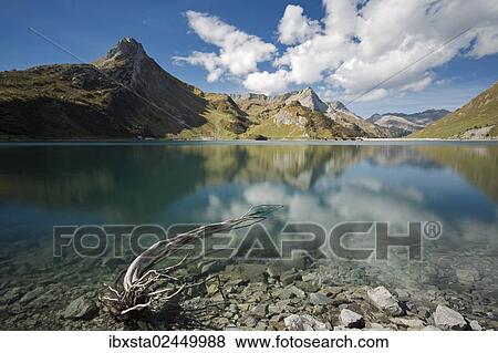 Stock Photo - "Spullersee reservoir, Vorarlberg, Austria, Europe". Fotosearch
