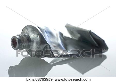 Squeezed tube View Large Photo Image Stock Photo - Squeezed tube. Fotosearch