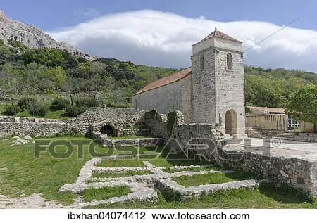 "St Lucia church and Roman foundations, Jurandvor, Krk, Primorje-Gorski Kotar County, Croatia, Europe" View Large Photo Image Stock Image - "St Lucia church and Roman foundations, Jurandvor, Krk, Primorje-Gorski Kotar County, Croatia, Europe". Fotosearch