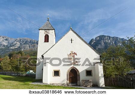 "St. Martin's Church, Ums, Schlern-Rosengarten Nature Park, Schlern-Rosengarten Nature Park, South Tyrolean Dolomites, Vols am Schlern or Fie allo Sciliar, Schlern region, Alto Adige, Trentino-Alto Adige, Italy, Europe" View Large Photo Image Stock Photograph - "St. Martin's Church, Ums, Schlern-Rosengarten Nature Park, Schlern-Rosengarten Nature Park, South Tyrolean Dolomites, Vols am Schlern or Fie allo Sciliar, Schlern region, Alto Adige, Trentino-Alto Adige, Italy, Europe". Fotosearch