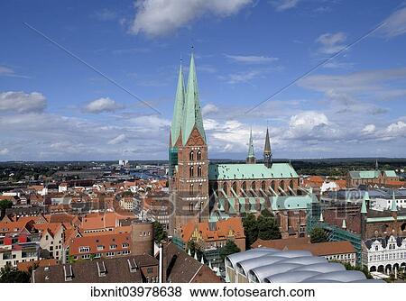 "St. Mary's Church, Lubeck, Schleswig-Holstein, Germany, Europe" View Large Photo Image Stock Photo - "St. Mary's Church, Lubeck, Schleswig-Holstein, Germany, Europe". Fotosearch