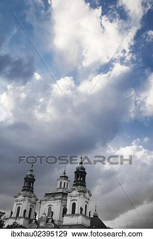 "St. Nicholas Church, Old Town Square, Prague, Czech Republic, Europe" View Large Photo Image Stock Photo - "St. Nicholas Church, Old Town Square, Prague, Czech Republic, Europe". Fotosearch