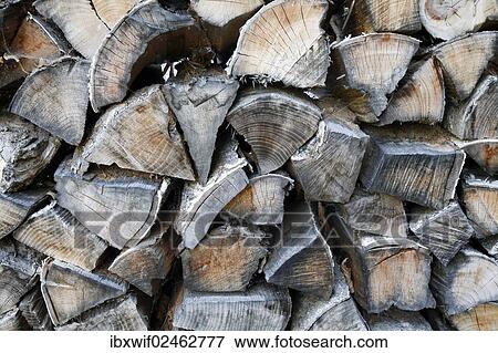 "Stack of wood, weathered firewood" View Large Photo Image Stock Photo - "Stack of wood, weathered firewood". Fotosearch