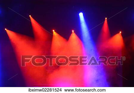 Picture - "Stage lighting, Heilbronn, Baden-Wuerttemberg, Germany, Europe". Fotosearch