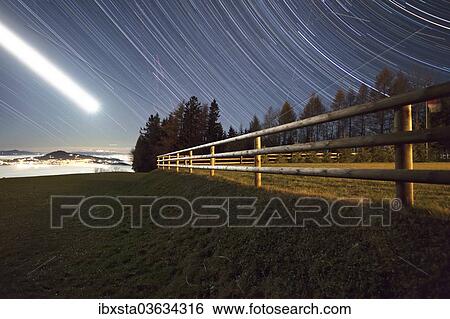 "Star traces above Gupf AR, near Rehetobel, Canton of Appenzell Innerrhoden, Switzerland, Europe" View Large Photo Image Stock Photograph - "Star traces above Gupf AR, near Rehetobel, Canton of Appenzell Innerrhoden, Switzerland, Europe". Fotosearch