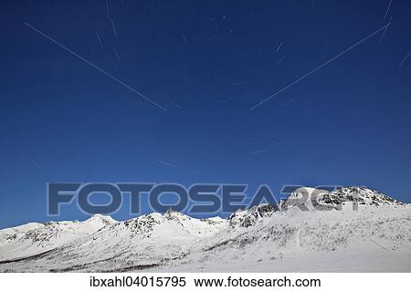 Stock Photography - "Stars at Kattfjordeidet, Tromso, Troms, Norway, Europe". Fotosearch