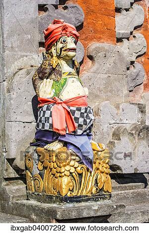 Stock Image - "Statue, Pura Ulun Danu Batur Temple, Bali, Indonesia, Asia". Fotosearch