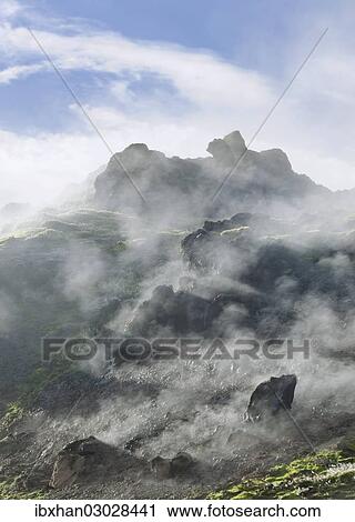 "Steam rising from a lava field at the foot of Brennisteinsalda Volcano, Landmannalaugar, Southern Region, Iceland, Europe" View Large Photo Image Stock Image - "Steam rising from a lava field at the foot of Brennisteinsalda Volcano, Landmannalaugar, Southern Region, Iceland, Europe". Fotosearch