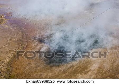"Steam sources at the Tatio geysers, San Pedro de Atacama, Antofagasta Region, Chile, South America" View Large Photo Image Stock Photography - "Steam sources at the Tatio geysers, San Pedro de Atacama, Antofagasta Region, Chile, South America". Fotosearch
