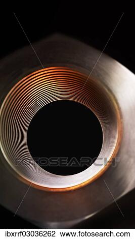 Stock Image - "Steel nut, Germany, Europe". Fotosearch