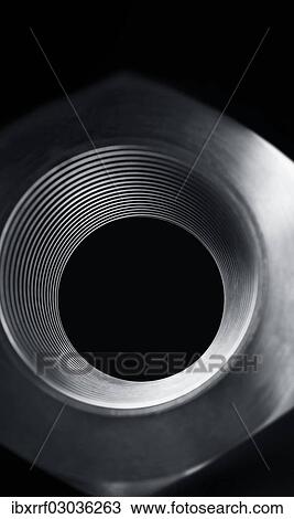 Stock Image - "Steel nut, Germany, Europe". Fotosearch
