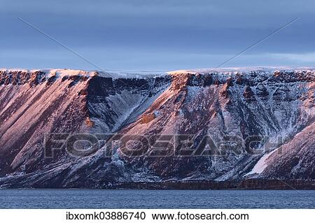 "Steep mountains in evening light, Hinlopenstretet, Svalbard Archipelago, Svalbard and Jan Mayen, Norway, Europe" View Large Photo Image Stock Image - "Steep mountains in evening light, Hinlopenstretet, Svalbard Archipelago, Svalbard and Jan Mayen, Norway, Europe". Fotosearch