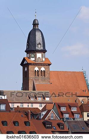 "Steeple of St Mary's Church, Waren an der Mueritz, Mecklenburg-Western Pomerania, Germany, Europe" View Large Photo Image Stock Image - "Steeple of St Mary's Church, Waren an der Mueritz, Mecklenburg-Western Pomerania, Germany, Europe". Fotosearch