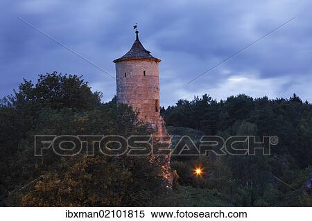 "Steinerner Beutel fortified tower, Waischenfeld castle, Little Switzerland, Upper Franconia, Franconia, Bavaria, Germany, Europe, PublicGround, Europe" View Large Photo Image Stock Photography - "Steinerner Beutel fortified tower, Waischenfeld castle, Little Switzerland, Upper Franconia, Franconia, Bavaria, Germany, Europe, PublicGround, Europe". Fotosearch