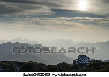 "Stohrhaus refuge on Mt Berchtesgadener Hochthron, overlooking the Chiemgau Alps, Upper Bavaria, Bavaria, Germany, Europe" View Large Photo Image Stock Photo - "Stohrhaus refuge on Mt Berchtesgadener Hochthron, overlooking the Chiemgau Alps, Upper Bavaria, Bavaria, Germany, Europe". Fotosearch