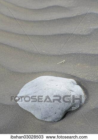 Stock Image - "Stone and sand, Morsardalur, Skaftafell, Iceland, Europe". Fotosearch