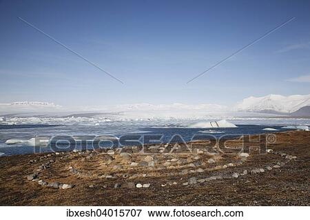 "Stone circle at the Jokulsarlon glacial lagoon, Hornafjorour, Southern Region, Iceland, Europe" View Large Photo Image Stock Photo - "Stone circle at the Jokulsarlon glacial lagoon, Hornafjorour, Southern Region, Iceland, Europe". Fotosearch