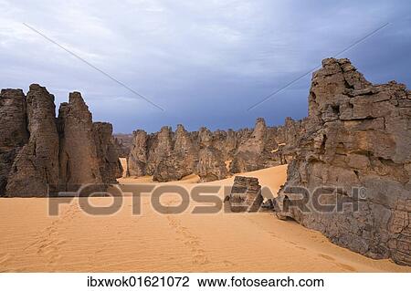 "Stone desert, Tassili Maridet, Libyan Desert, Libya, Sahara, North Africa, Africa" View Large Photo Image Stock Image - "Stone desert, Tassili Maridet, Libyan Desert, Libya, Sahara, North Africa, Africa". Fotosearch