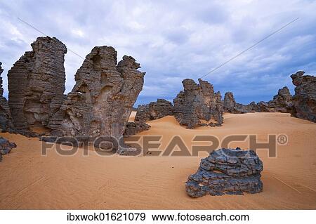 "Stone desert, Tassili Maridet, Libyan Desert, Libya, Sahara, North Africa, Africa" View Large Photo Image Stock Photo - "Stone desert, Tassili Maridet, Libyan Desert, Libya, Sahara, North Africa, Africa". Fotosearch