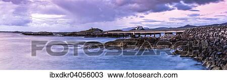 "Storseisundbrua, Storseisundet Bridge, part of the Atlantic Road, Atlanterhavsveien, More og Romsdal, Norway, Europe" View Large Photo Image Stock Image - "Storseisundbrua, Storseisundet Bridge, part of the Atlantic Road, Atlanterhavsveien, More og Romsdal, Norway, Europe". Fotosearch