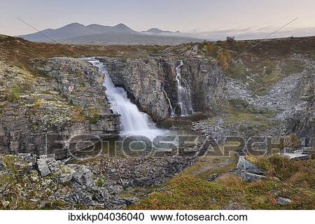 "Storulfossen waterfall on the Store Ula River, Rondane National Park, Otta, Norway, Europe" View Large Photo Image Stock Image - "Storulfossen waterfall on the Store Ula River, Rondane National Park, Otta, Norway, Europe". Fotosearch