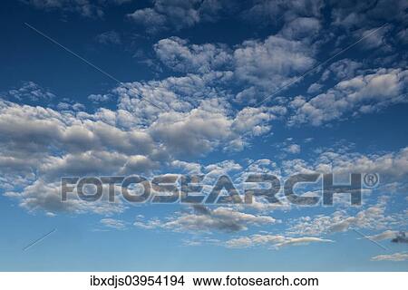Stratocumulus clouds and blue sky View Large Photo Image Picture - Stratocumulus clouds and blue sky. Fotosearch