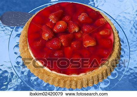 "Strawberry cake, sponge cake" View Large Photo Image Stock Photo - "Strawberry cake, sponge cake". Fotosearch