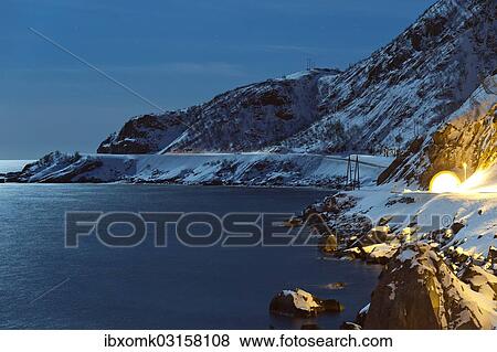 "Street and tunnel, Reine, Moskenesoy, Lofoten, Nordland, Norway, Europe" View Large Photo Image Stock Photo - "Street and tunnel, Reine, Moskenesoy, Lofoten, Nordland, Norway, Europe". Fotosearch