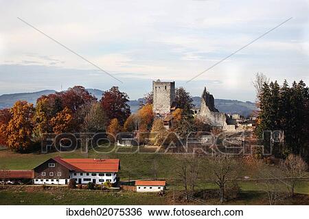 "Sulzberg castle ruins, Oberallgaeu, Allgaeu, Bavaria, Germany, Europe" View Large Photo Image Stock Photograph - "Sulzberg castle ruins, Oberallgaeu, Allgaeu, Bavaria, Germany, Europe". Fotosearch