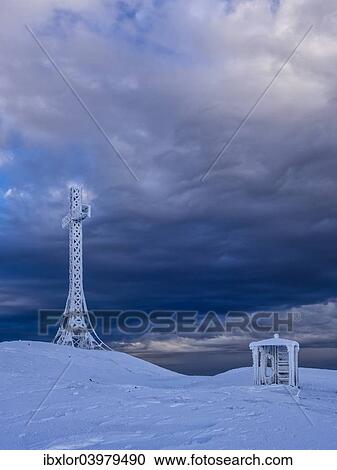 "Summit cross and a small hut covered with hoarfrost, Monte Catria, Apennines, Marche, Italy, Europe" View Large Photo Image Stock Image - "Summit cross and a small hut covered with hoarfrost, Monte Catria, Apennines, Marche, Italy, Europe". Fotosearch