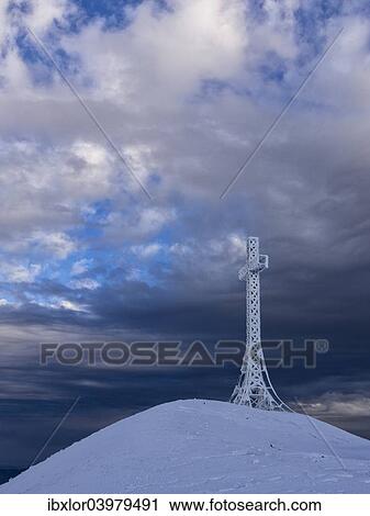 "Summit cross covered with hoarfrost, Monte Catria, Apennines, Marche, Italy, Europe" View Large Photo Image Stock Image - "Summit cross covered with hoarfrost, Monte Catria, Apennines, Marche, Italy, Europe". Fotosearch