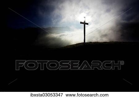 "Summit cross of Gerenberg Mountain with high fog in front of the Alpstein Mountains, Gerenberg, Appenzell, Switzerland, Europe" View Large Photo Image Stock Photo - "Summit cross of Gerenberg Mountain with high fog in front of the Alpstein Mountains, Gerenberg, Appenzell, Switzerland, Europe". Fotosearch