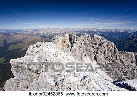 "Summit of Cima Vezzena Mountain in the Pala Group, overlooking the Dolomites with the South Face of the Marmolada, Trentino, Italy, Europe" View Large Photo Image Stock Photography - "Summit of Cima Vezzena Mountain in the Pala Group, overlooking the Dolomites with the South Face of the Marmolada, Trentino, Italy, Europe". Fotosearch