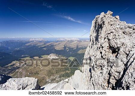 "Summit of Cima Vezzena Mountain, view towards the Dolomites with the Rosengarten Group and the Latemar Mountains, Trentino, Italy, Europe" View Large Photo Image Stock Image - "Summit of Cima Vezzena Mountain, view towards the Dolomites with the Rosengarten Group and the Latemar Mountains, Trentino, Italy, Europe". Fotosearch