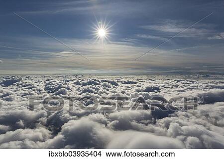 "Sun above the clouds, North Rhine-Westphalia, Germany, Europe" View Large Photo Image Picture - "Sun above the clouds, North Rhine-Westphalia, Germany, Europe". Fotosearch