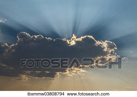 "Sun shining behind a cloud, Etosha National Park, Namibia, Africa" View Large Photo Image Picture - "Sun shining behind a cloud, Etosha National Park, Namibia, Africa". Fotosearch