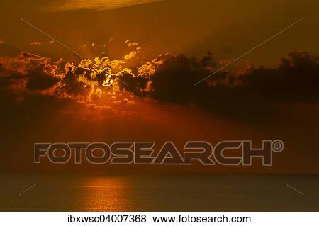 "Sunrise over the sea, Rugen Island, Mecklenburg-Western Pomerania, Germany, Europe" View Large Photo Image Stock Photo - "Sunrise over the sea, Rugen Island, Mecklenburg-Western Pomerania, Germany, Europe". Fotosearch