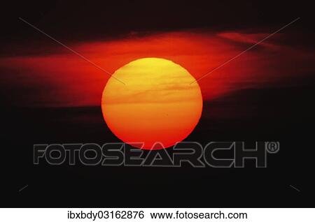 Stock Photograph - "Sunrise, Winzlar, Steinhuder Meer, Lower Saxony, Germany, Europe". Fotosearch