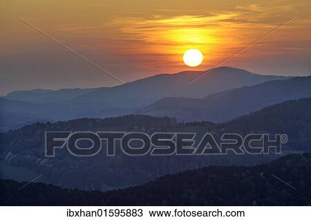 "Sunset as seen from Peilstein, Triestingtal valley, Lower Austria, Europe" View Large Photo Image Stock Image - "Sunset as seen from Peilstein, Triestingtal valley, Lower Austria, Europe". Fotosearch