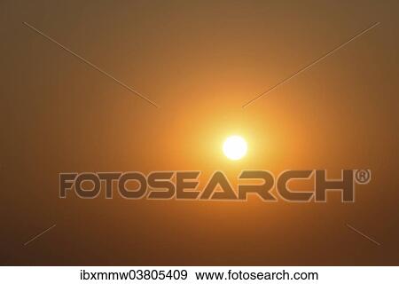 Stock Photo - "Sunset, Etosha National Park, Namibia, Africa". Fotosearch