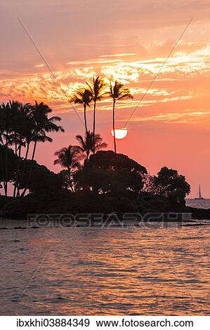 "Sunset on the Kohala Coast, Big Island, Hawaii, United States, North America" View Large Photo Image Stock Photo - "Sunset on the Kohala Coast, Big Island, Hawaii, United States, North America". Fotosearch