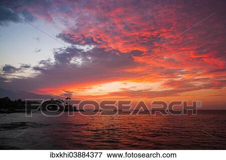 "Sunset on the Kohala Coast, Big Island, Hawaii, United States, North America" View Large Photo Image Stock Photo - "Sunset on the Kohala Coast, Big Island, Hawaii, United States, North America". Fotosearch