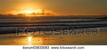 "Sunset on the Pacific coast near Cambria, California, United States, North America" View Large Photo Image Stock Image - "Sunset on the Pacific coast near Cambria, California, United States, North America". Fotosearch
