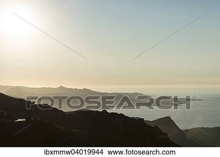 "Sunset on the sea, Gulf of Saint-Florent, Corsica, Frankreich" View Large Photo Image Picture - "Sunset on the sea, Gulf of Saint-Florent, Corsica, Frankreich". Fotosearch